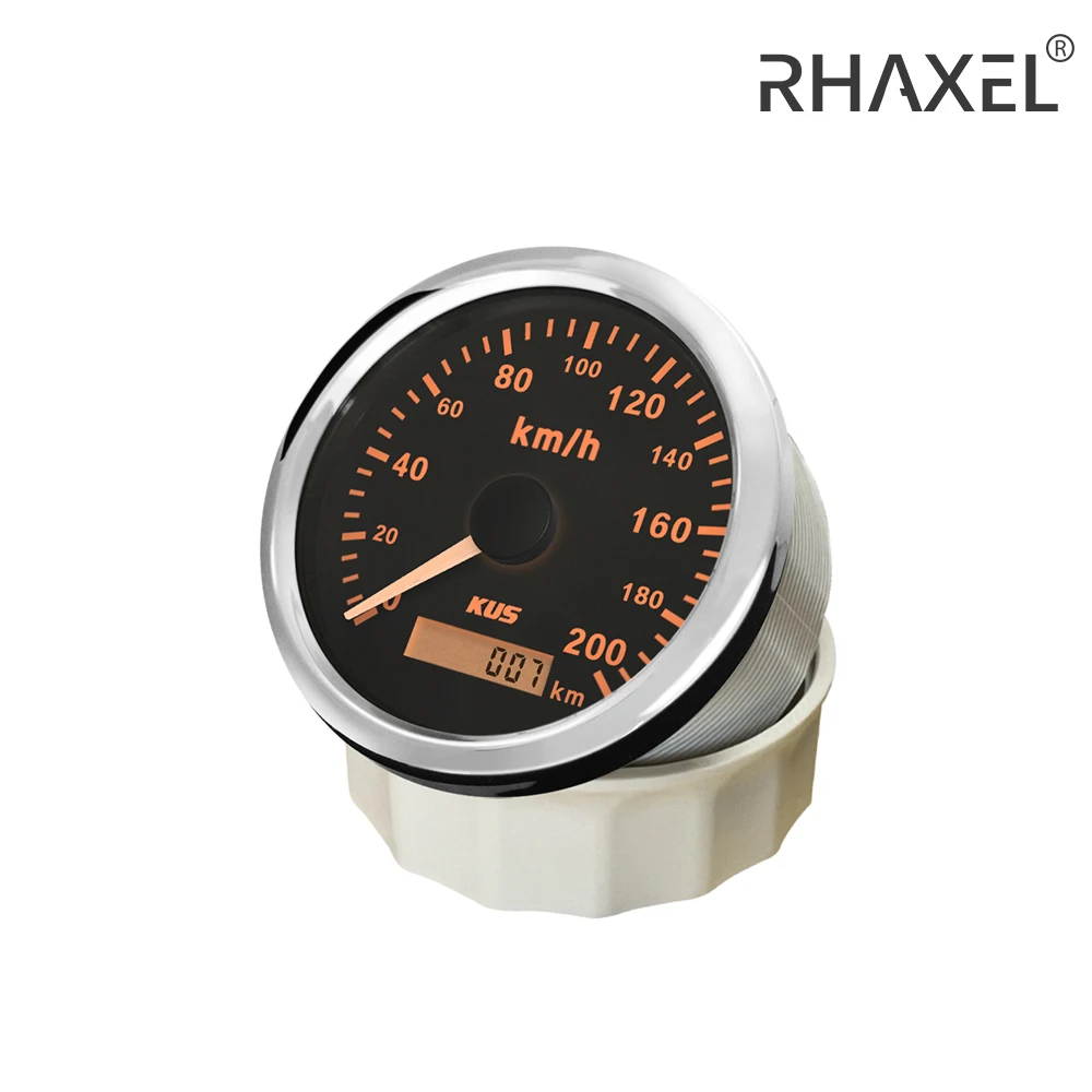 

KUS Speedometer Odometer Gauge 120KM/H 200KM/H for Car Boat Yacht with Backlight 85mm 12V/24V