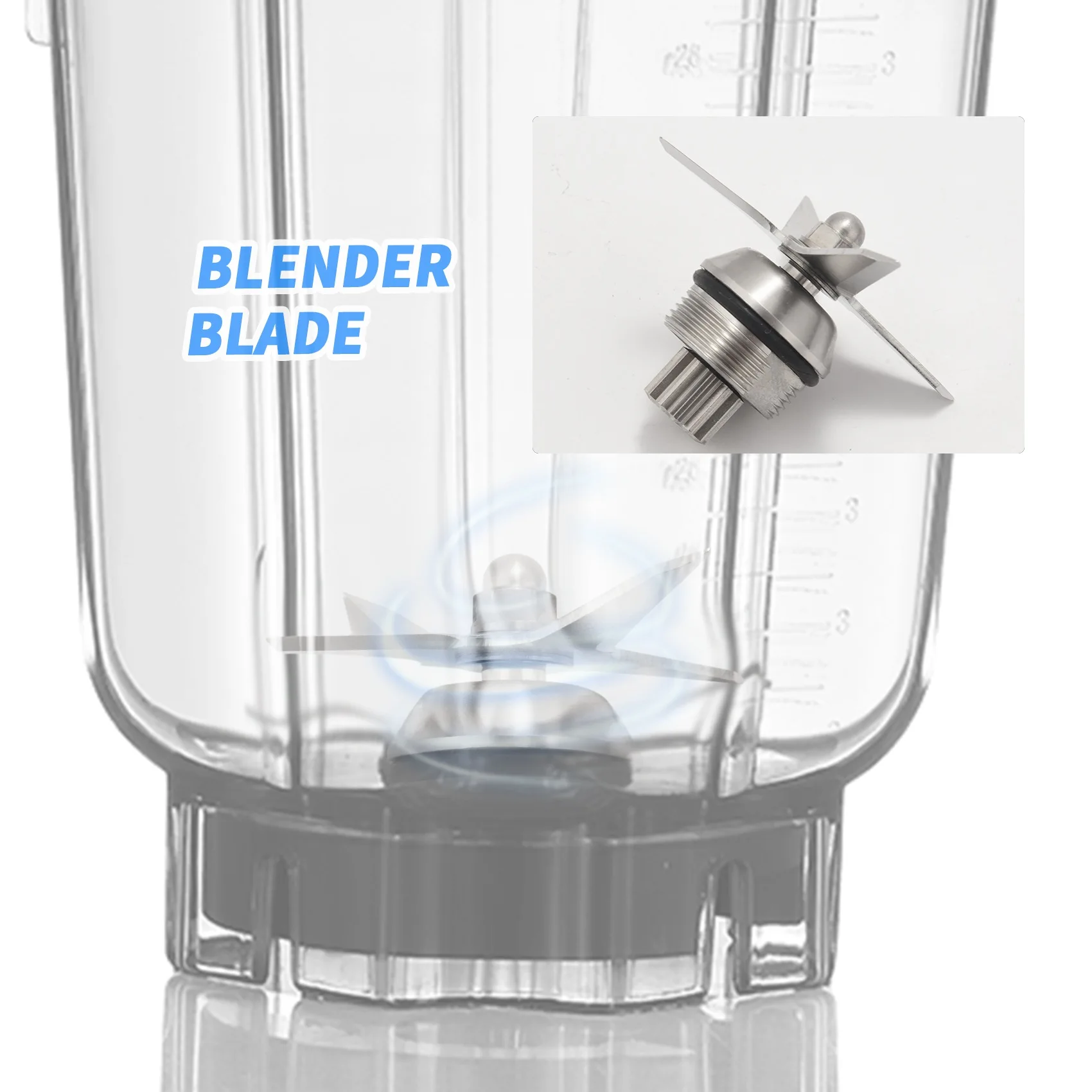 Blender Blade Kit alat perbaikan, soket Drive dengan Gasket untuk 5200 seri 64 48 32OZ