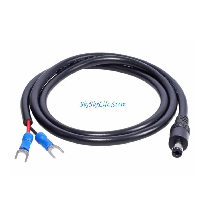 E65E 80cm/2.62ft 5.5x2.1mm Power Cord 120W DC12V10A Charging Wire Line 18AWG/2x0.75mm²/OD4.8mm Power Extension Cable