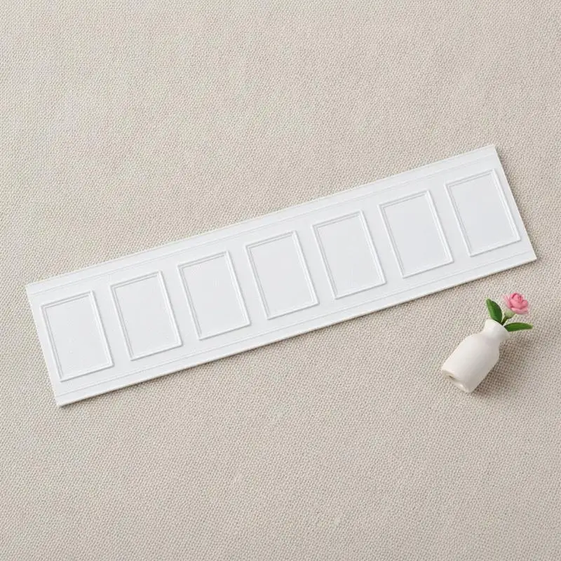1Pcs Role Play Doll House Accessories Dollhouse Square Wall Skirt Wall Panel For Micro Landscape Desktop Window Display