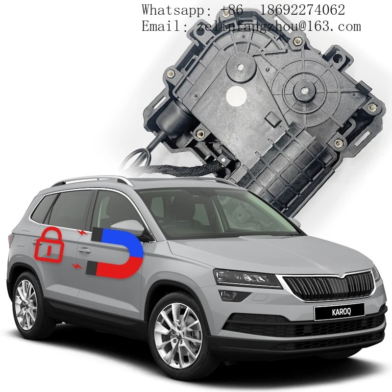 

For Skoda Karoq Electric Suction Door Original Mechanical Lock Modified To Electronic Lock Soft Close Power-Closing
