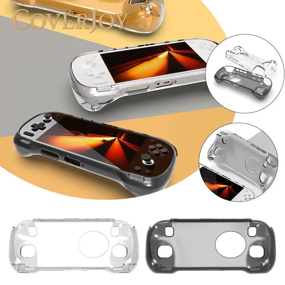 

Чехол CoverJoy из мягкой резины с резиновой ручкой для AYANEO KONKR Pocket FIT, прозрачный защитный чехол из ТПУ, ударопрочный
