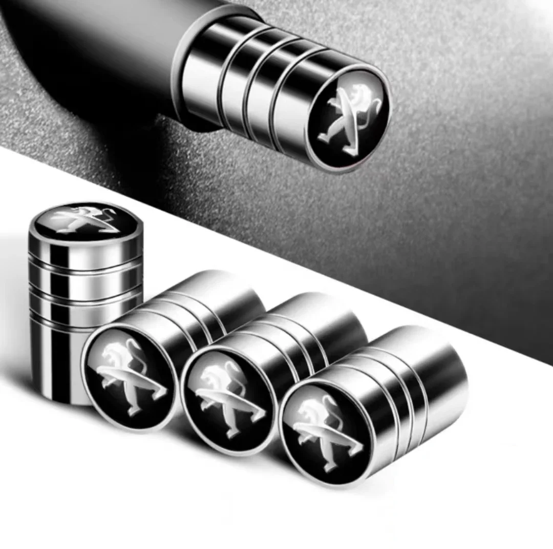 ثلاثية الأبعاد التصميم سيارة عجلة الاطارات صمام قبعات الجذعية قبعات الديكور لبيجو 206 307 301 308 3008 207 208 407 408 508 2008 5008 107 205