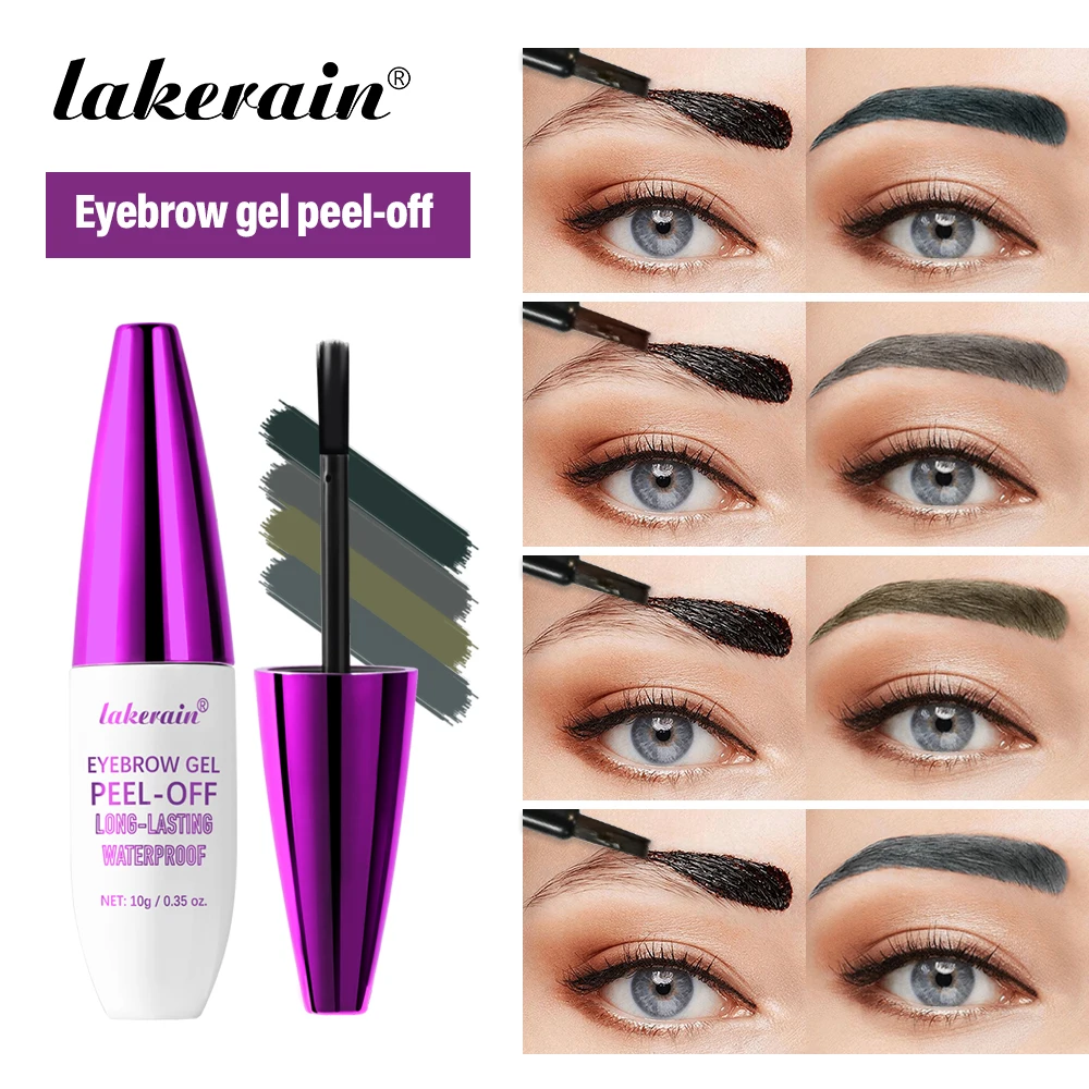 Gel à sourcils Peel-off pour tatouage, imperméable et résistant à la sueur, effet longue durée, anti-taches, teinture naturelle pour les yeux, maquillage, cosmétiques