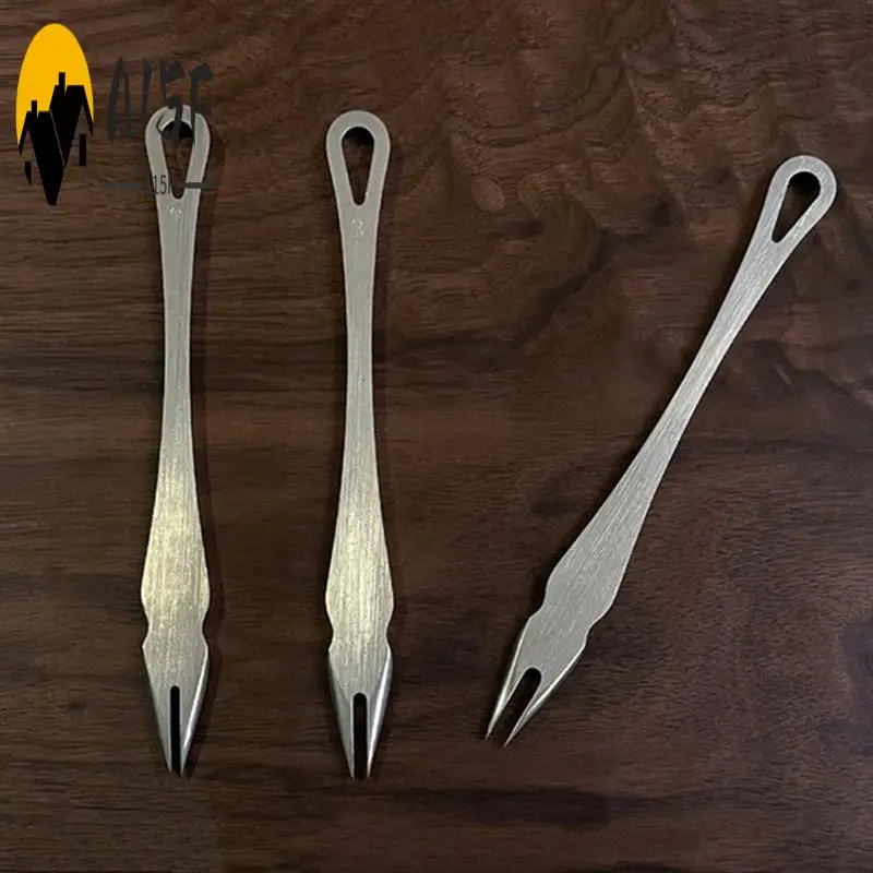 

A15F-3Pcs Scribe Gauge Manual DIY Leather Making Tools Crimping Work Process Making Tools