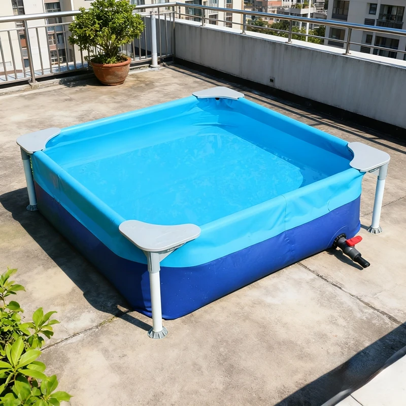 Multi-Function  Play Pool, Use As Swimming Pool, Ball Pit or Sandbox for Year-Round Fun