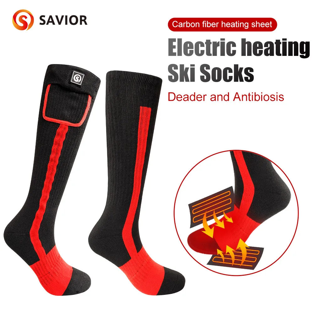 Brand Winter Heated Socks Rechargeable Heating Socks 2200 mAh Heated Socks Warmth Outdoor Heated Boots Snowmobile Winter Skiing