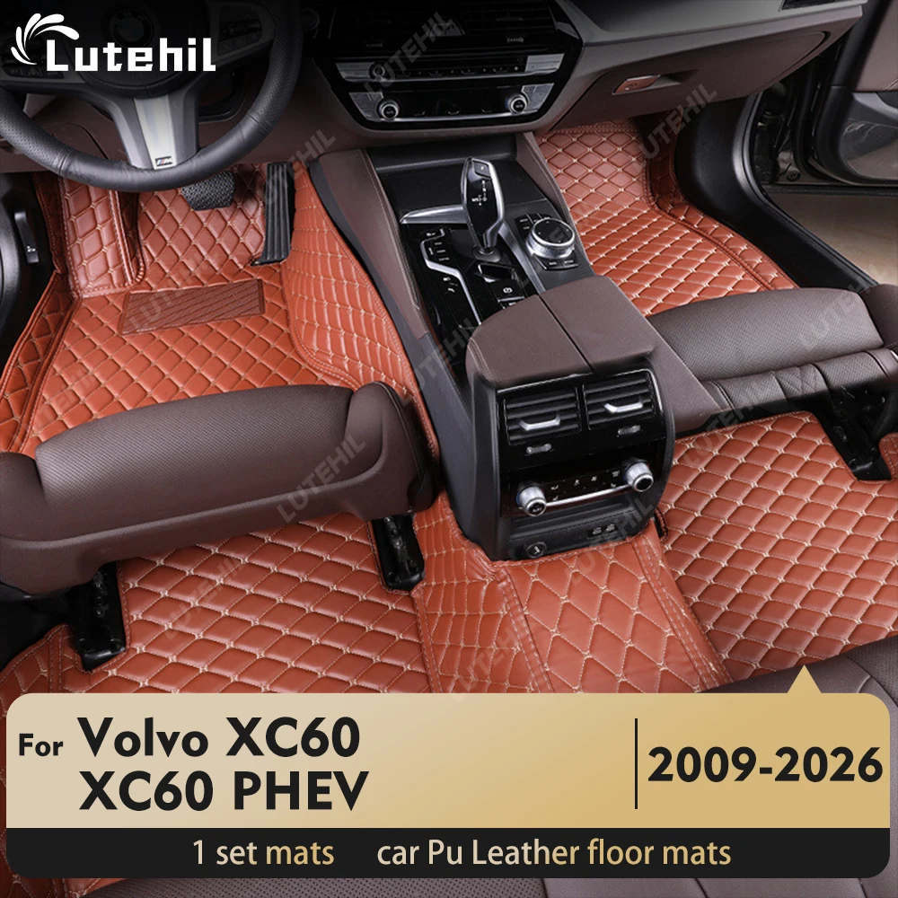 

Для Volvo XC60/XC60 PHEV 2009-2026 пользовательские автомобильные коврики автомобильный ковер чехол аксессуары для интерьера 2025 2024 2023