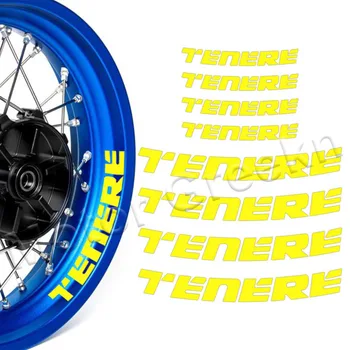 Odblaskowa naklejka na koło motocykla naklejka na felgę taśma w paski akcesoria dla TENERE 660/700/800/900/1200 XTZ700 XTZ700