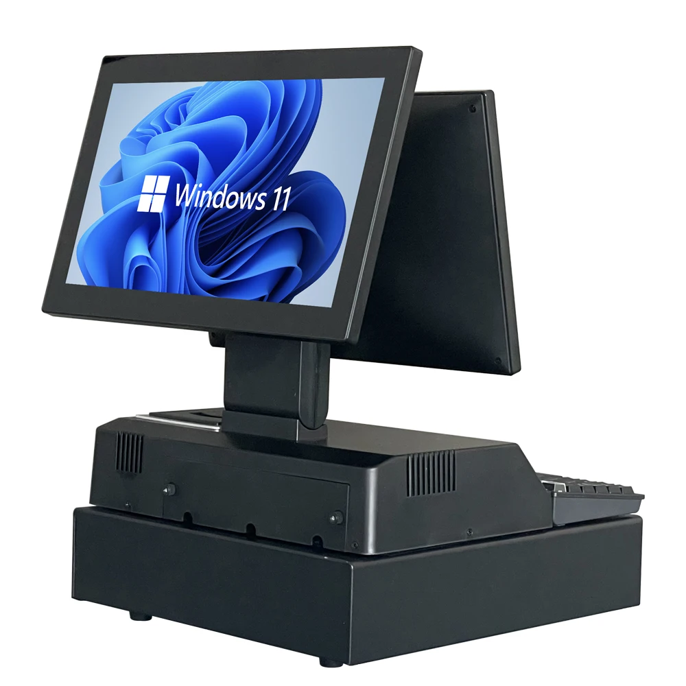 Desktop POS Device Cashier Till Machine  System for Supermarket Pharmacy Fruit Stores 14/15.6