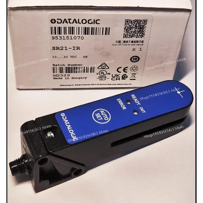 مستشعر الاختبار الأصلي المستورد الجديد، ملحقات وضع العلامات من الألياف SR21-IR Datalogic Spot