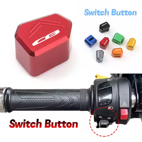 For Honda CB1100 CBR 954RR 900RR CBR 600RR 1000RR CB500X CB500F CB650R CBR650R CNC Mototcycle Switch Button Turn Signal Key cap