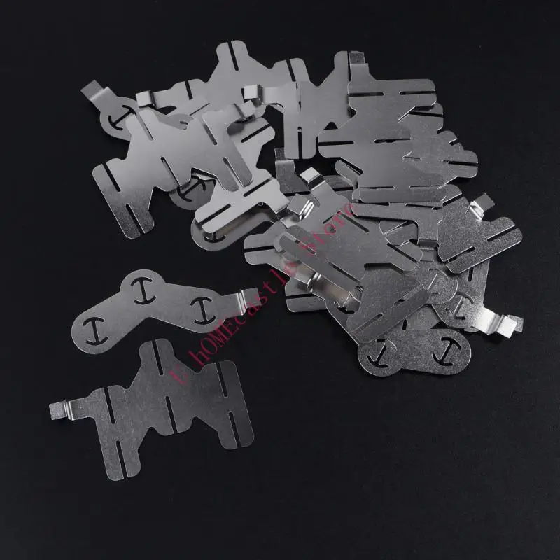 63HF 10Pcs 18650 Battery Nickel Sheet Polygonal Battery Nickel Sheet For Spot Welding