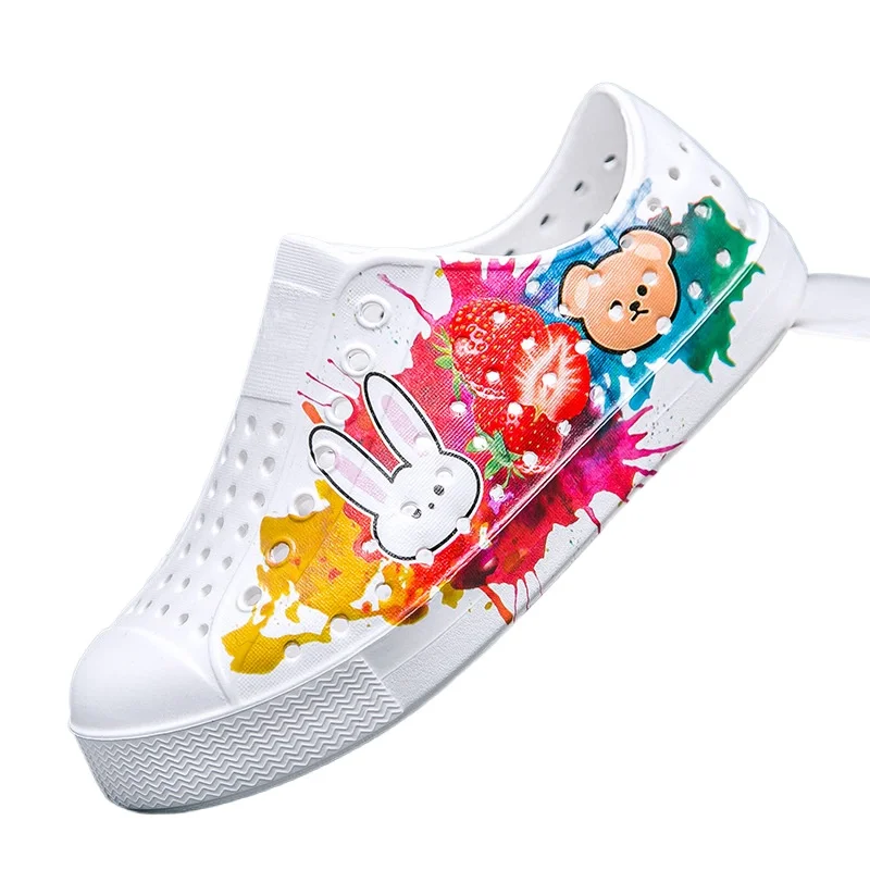 

High Quality Children's Boys' Girls' Summer Versatile Cartoon Sandals Breathable Light Soft Waterproof Korean-style Rain Boots