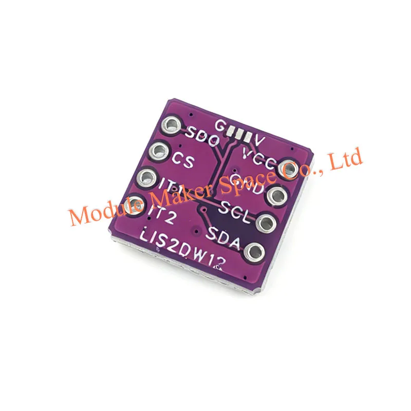 212 LIS2DW12 3-Axis Accelerometer Module Low Power & Low Noise, 16-bit Output, I2C/SPI Interface, Multiple Operating Modes