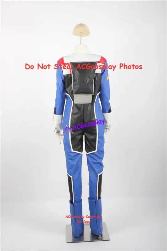 Gundam Kira Yamato Cosplay Costume acgcosplay costume faux leather made include boots covers