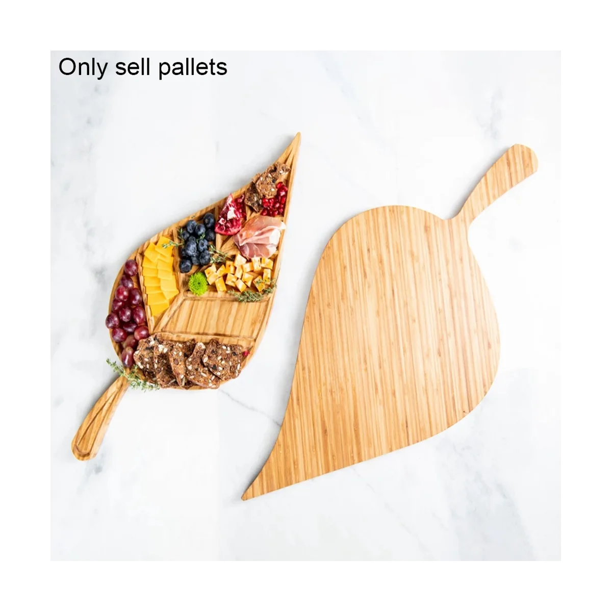 Party Supplies Leaf Shape Charcuterie Board Platter Cheese for Aperitif Ornament