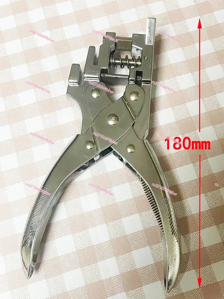 Rounded Corner 3x13mm Flat  Punching Pliers Desktop Three-purpose Hole Opener SquareRound Hole Punching Machine