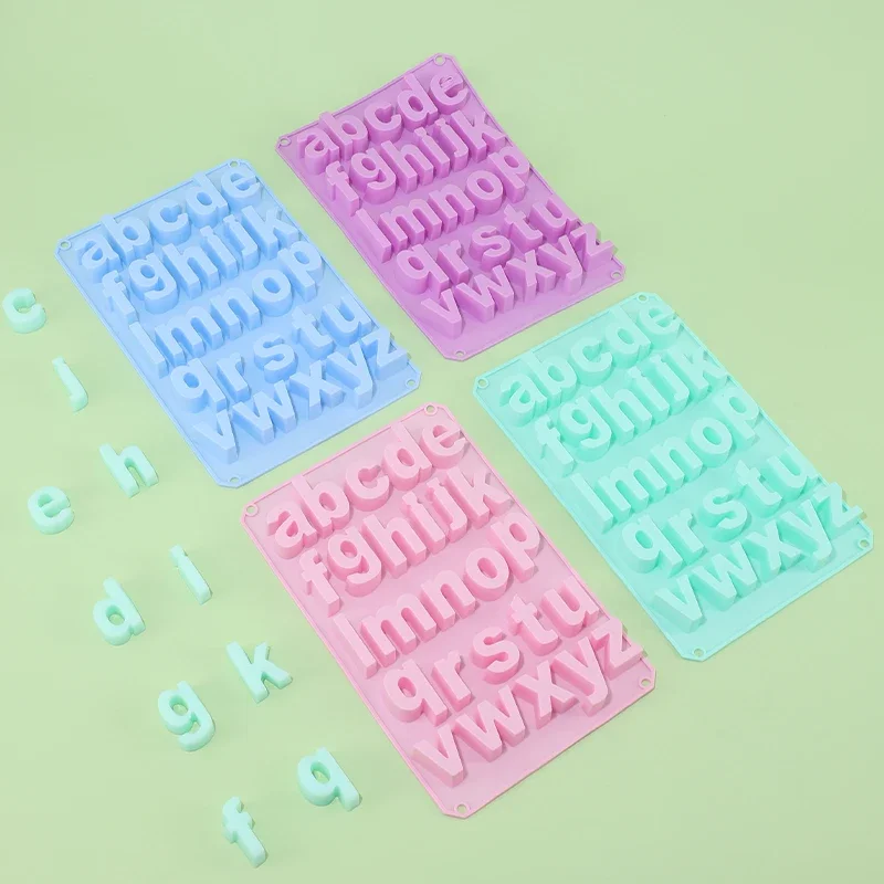 26 Letter Chocolate Baking Silicone Molds DIY Cake Tools Dec