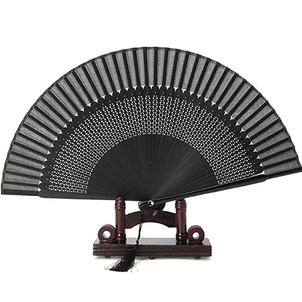 

Folding Fan Style Handheld Dance Fans Vintage Bamboo Decorative Props Long Lasting Durable Home Gifts