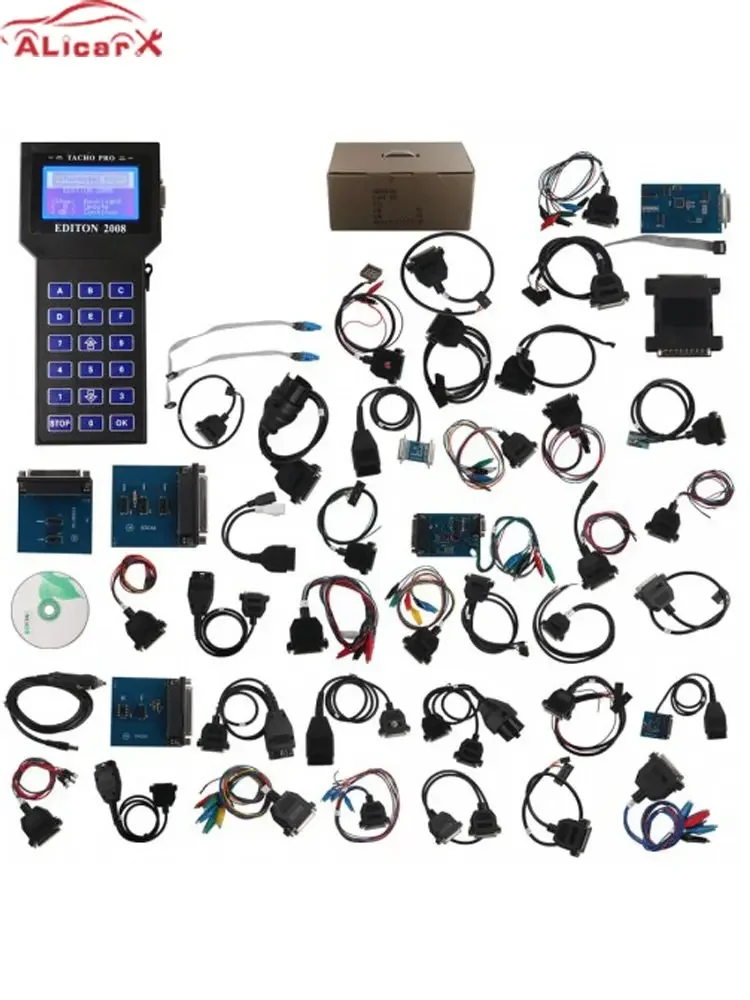 new Tacho Pro Tachopro 2008 July Universal Dash Master Programmer M Correction Tool UNLOCK Main Unit Multi-languages