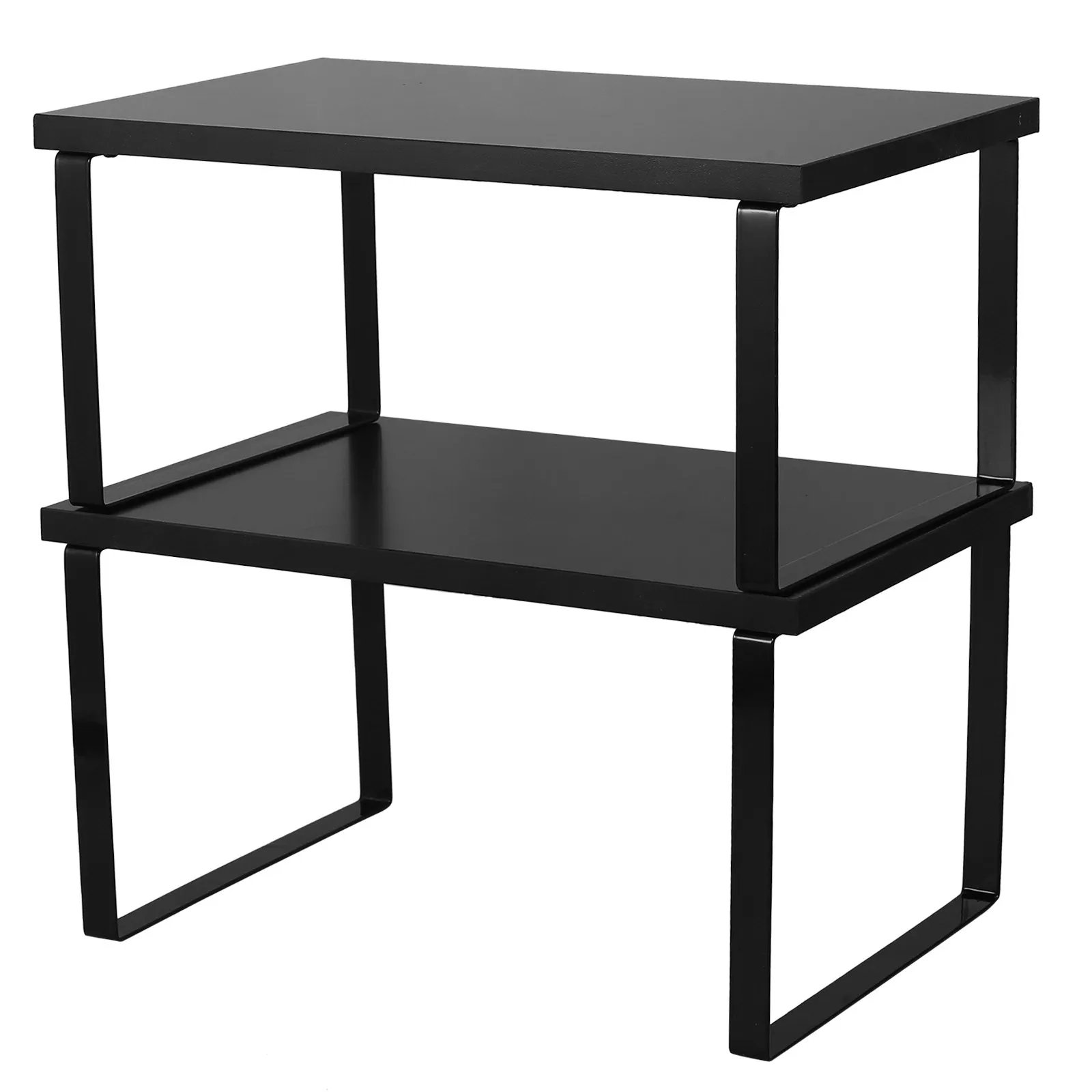 

Набор из 2-х расширяемых деревянных многофункциональных органайзеров для кухни: настольная полка для специй, шкафчик для хранения, стеллаж для столешницы/кладовой