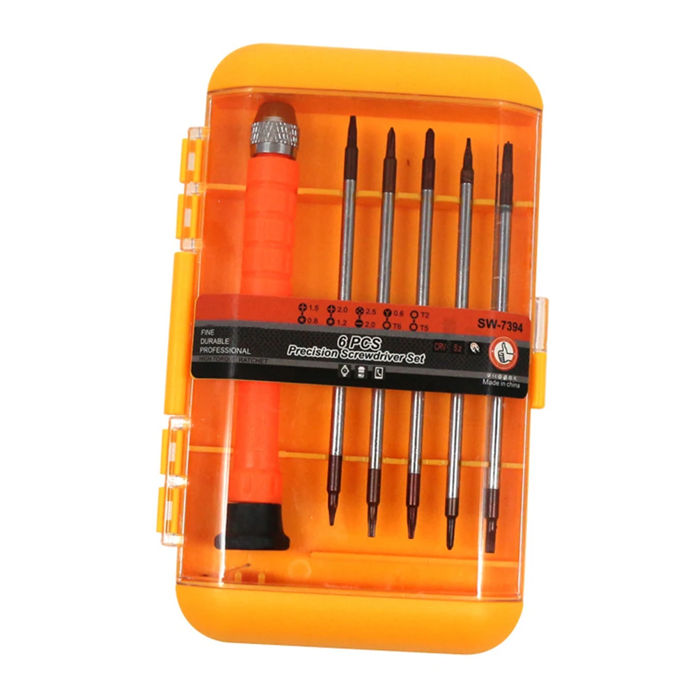 6PCS Repair Screwdriver Set Screwdriver Set Mobile Phone Computer Electronics Repair Disassembly Tools Repair Screwdriver Set