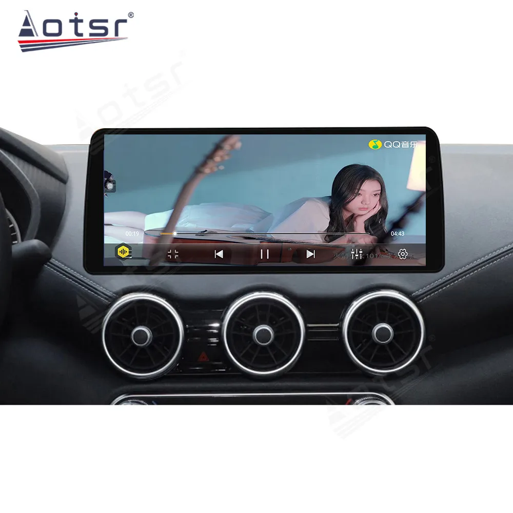 12.3 "8 Core أندرويد Carplay سيارة الوسائط المتعددة راديو السيارات لنيسان سنترا 2020 2021 2022 2023 2024 نظام تحديد المواقع والملاحة رئيس وحدة #2