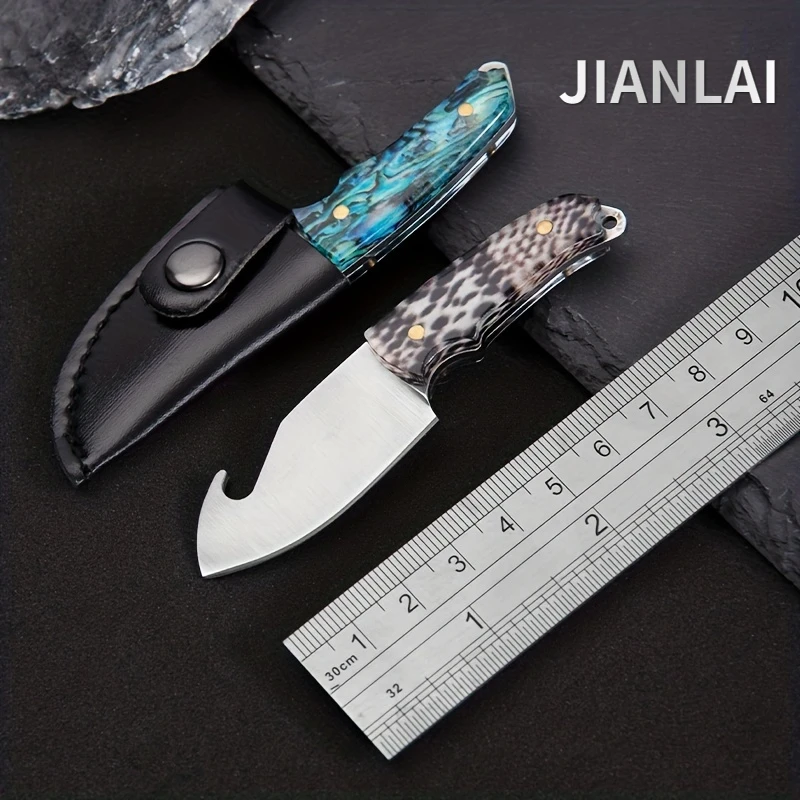 Multifunctional Mini Knife Bottle Opener Pocket Portable Outdoor Knife Keychain Pendant Gift Knife Sharp Open Express Unboxing