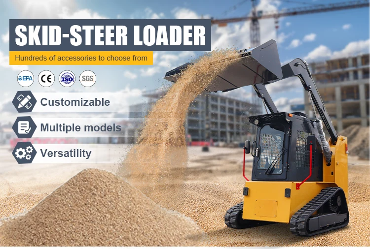 Hochleistungs-Kompaktlader & Kompakter Raupenlader | Vielseitiges All-Terrain-Maschinenmonster für Bau und Landwirtschaft | Maßgeschneidert – Detail 2