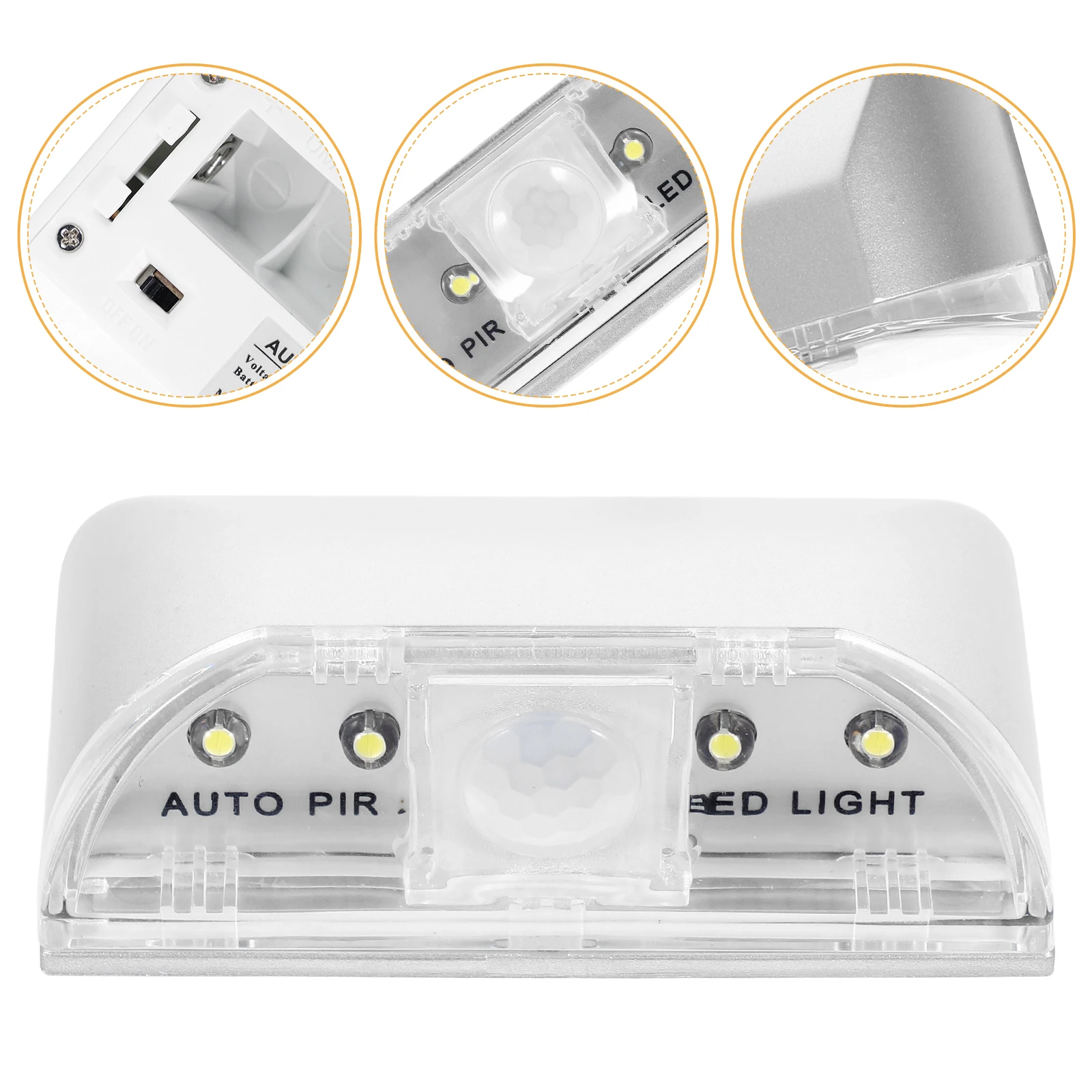 

Дверной замок Датчик света Инфракрасная индукционная лампа Автоматическое светодиодное датчик движения человеческого тела