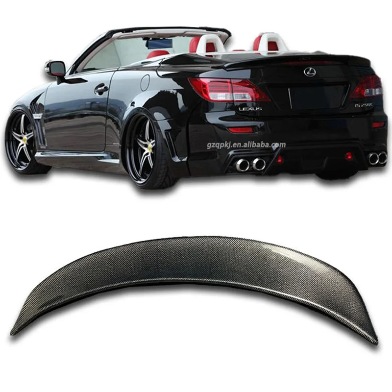 For 6 to 12 lexus is250c is300c convertible version of the modified tail carbon fiber rear wing body kit aimgain paragraph rear