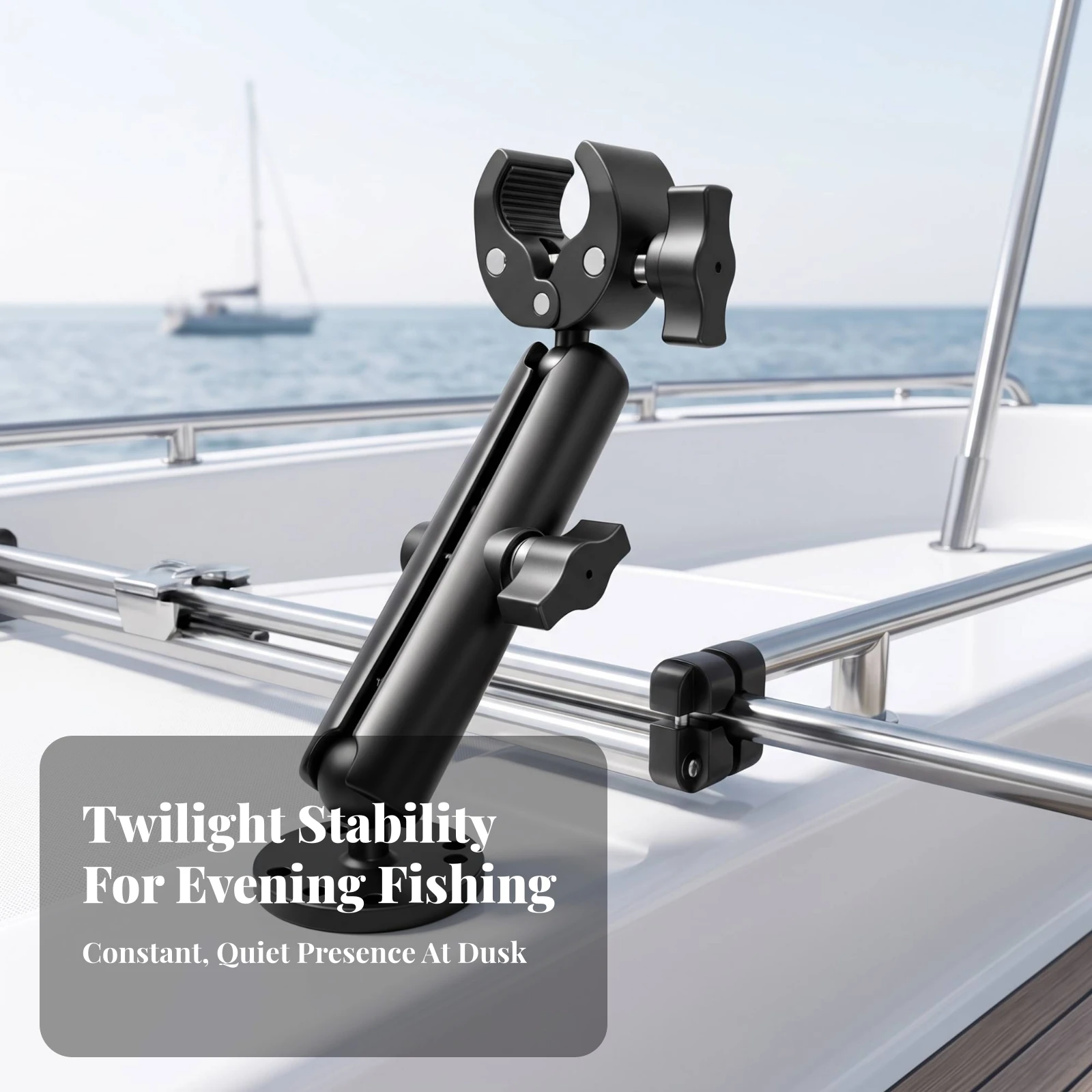 Trolling Motor Mount Bracket Adjustable Trolling Motor Mounting Bracket Hardware Universal High-Strength for Anglers view 6