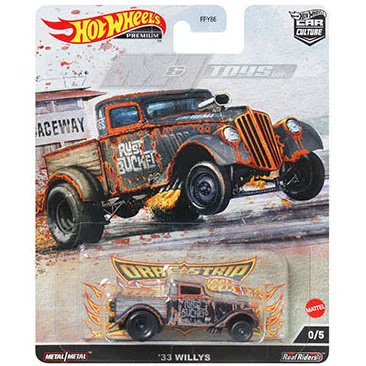 Hot Wheels 1:64 Drag StripII dodge corenet vw calssic bug nova gasser Plymouth duster willys Collection Diecast alloy car model