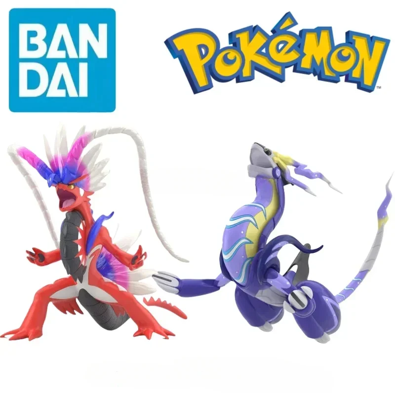 

Bandai IN STOCK Original Scale World POKEMON Paldea Region Koraidon Miraidon Winged King Anime Action Figures Toys for Kids Gift