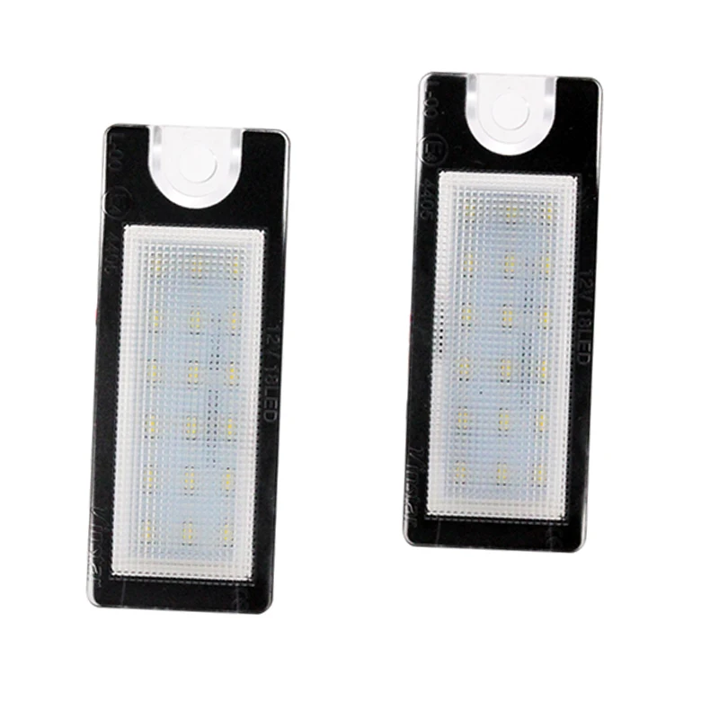 Car LED License Plate Number Light For Volvo V70 XC70 S60 S80 XC90 Built-in Canbus controller