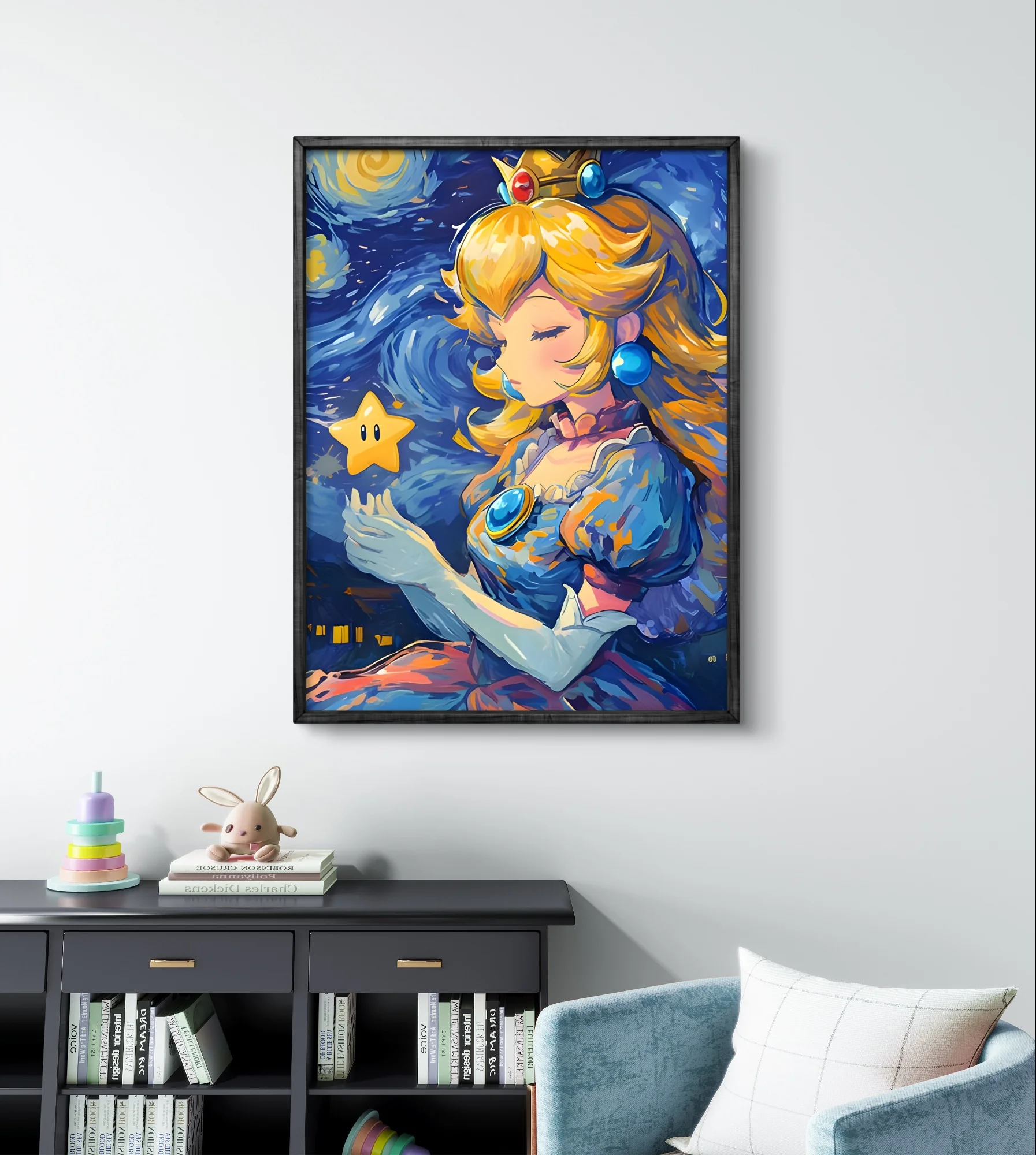 M-Mario & B-Bros 5D Diamond Painting Cartoon Plumber DIY Diamond Embroidery Popular game posters Room Home Wall Decor Kids Gift view 2