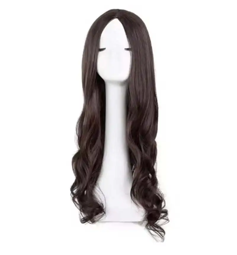 Synthetic probeauty Mermaid Wig Long Red Curly Body Wave Wig Halloween Cosplay Costume Wig for Women Fashion Wig for for Daily