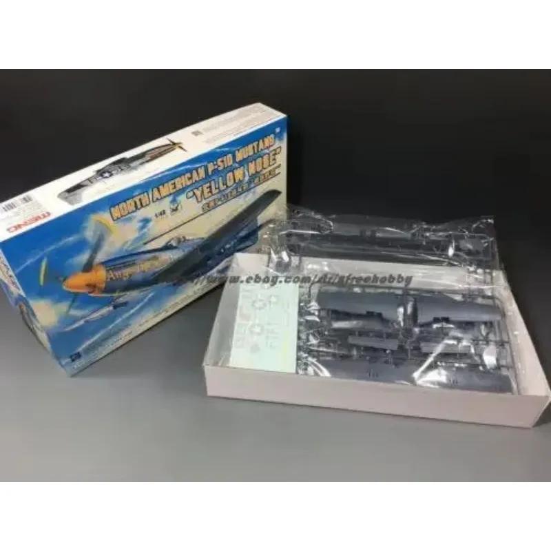 Meng LS-009 1/48 North American P-51D Mustang Yellow Nose Assembly Model Kit