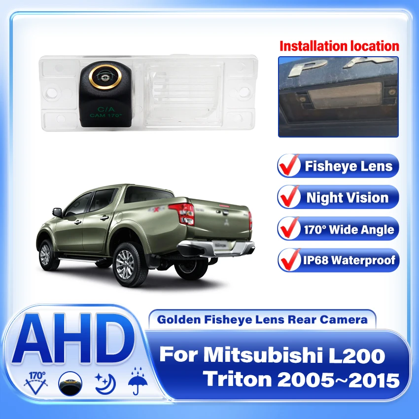 

1920×1080P AHD Rear View Reverse camera For Mitsubishi L200 Triton 2005 2006 2007 2008 2009 2010 2011 2012 2013 2014 2015