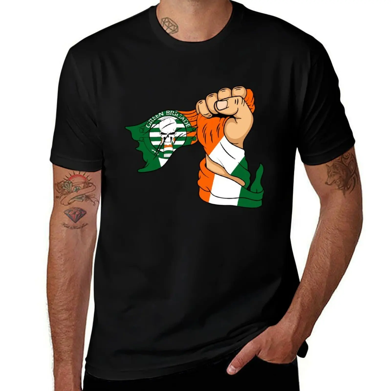 

Green Brigade T-Shirt t shirts with prints funny t shirts dark humor cotton t shirts high quality T-Shirt