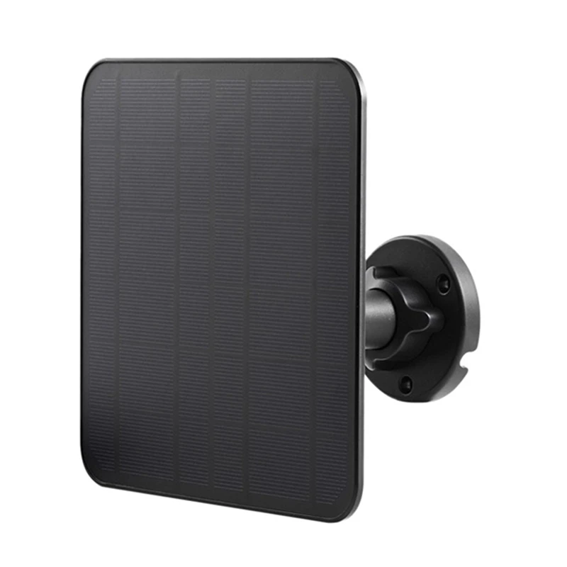 5V 5W Solar Panel For Eufy With Cable Camera Solar Panel Charger 360°Adjustable Mounting image 2