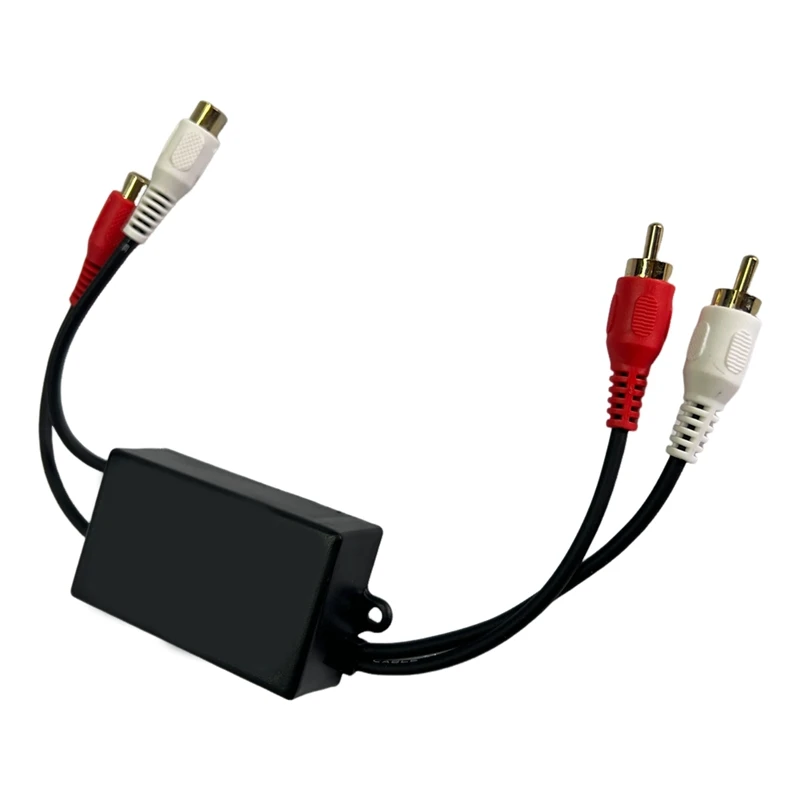 إلغاء الصوت عازل الصوت الضوضاء الحالية عازل الصوت مرشح عازل الصوت ستيريو Rca المعزل