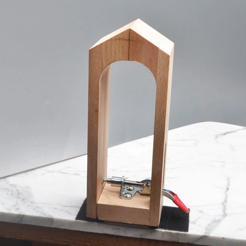 Simple Wooden Frame Leather Art Hand-Sewn Wooden Clips Handmade Leather Diy Tools Retaining Clips Tools