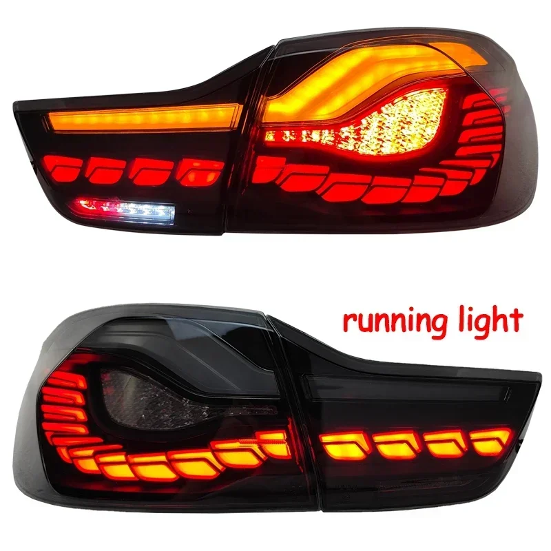 For BMW M4 F82 F83 F32 F36 420i 430i 2014-20 LED Rear Tail Light Lamp Rear Running Lamp + Brake + Reverse + Dynamic Turn Signal