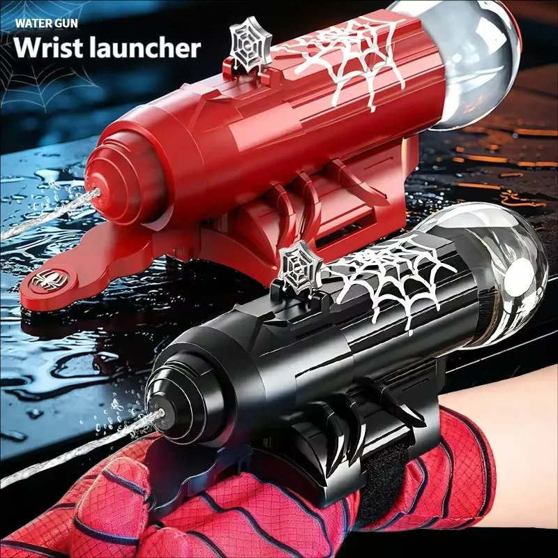 Spider Man Automatic Pulse Electric Water Gun, Cartoon Spider Design Water Gun, Water Gun, Adult Outdoor Summer Party Toy