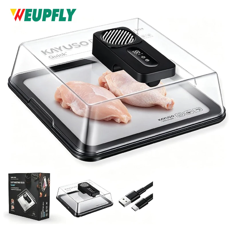 Rapid Defrosting Tray for Frozen Meat, Meat Thawing Tray | Airflow Technology, Meat Defroster, Smart Defrosting Mat