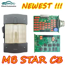 New！！！ MB Star C3 SD connect c3 multiplexer Full Set obd2 Cable MB C3 Diagnosis MB Star C3 Multiplexer diagnostic Tool