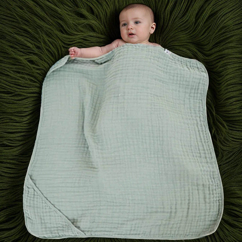 أطفال فوط أطفال حمام الشاش الوليد مقنعين منشفة طفل القطن البشكير قماط التفاف بطانية للأطفال الاشياء #6