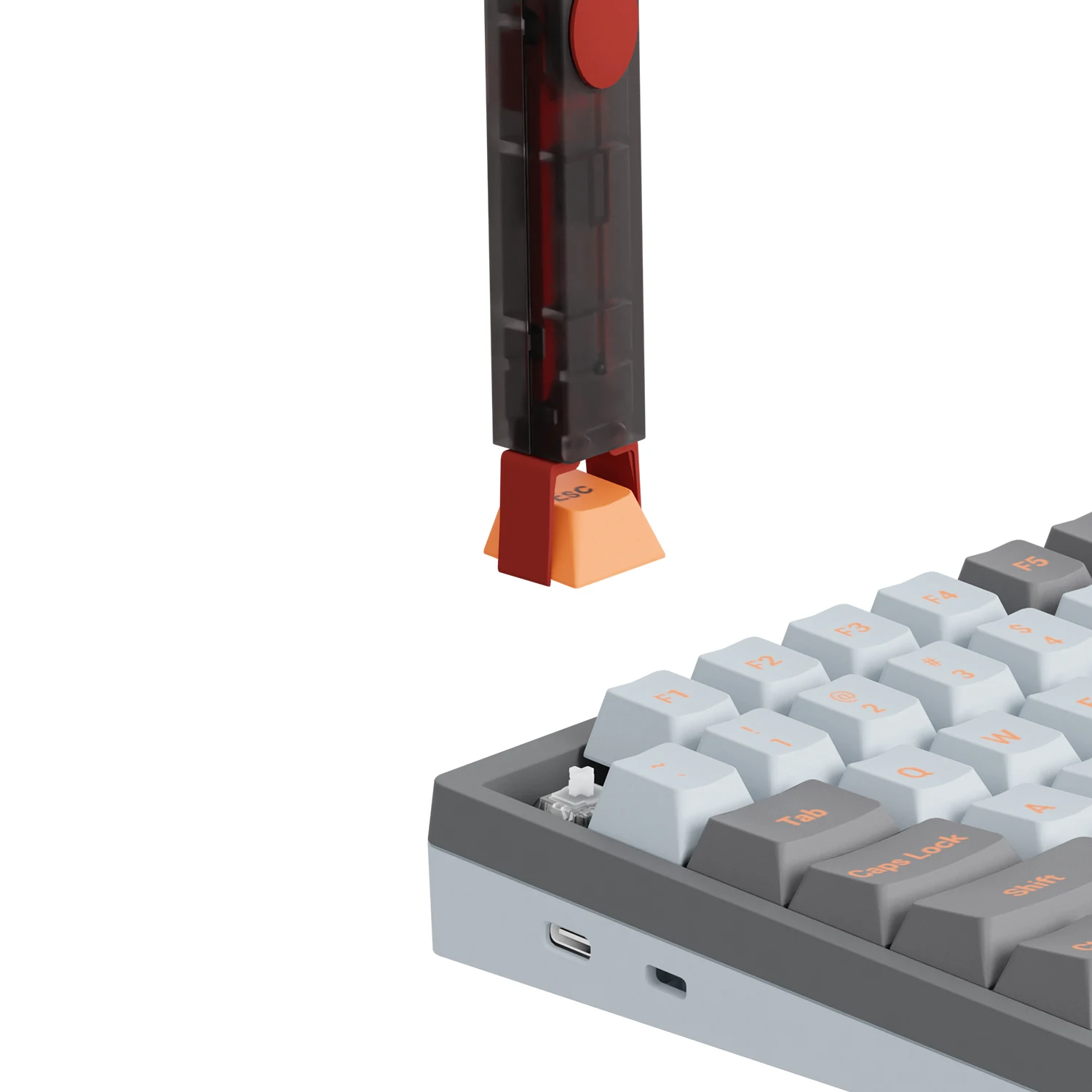 GATERON Twins Ściągacz Przełączników i Klawiszy Zintegrowany 2 w 1 Narzędzie do Usuwania Klawiszy Mechanicznych na Zamówienie DIY — zdjęcie produktu 4